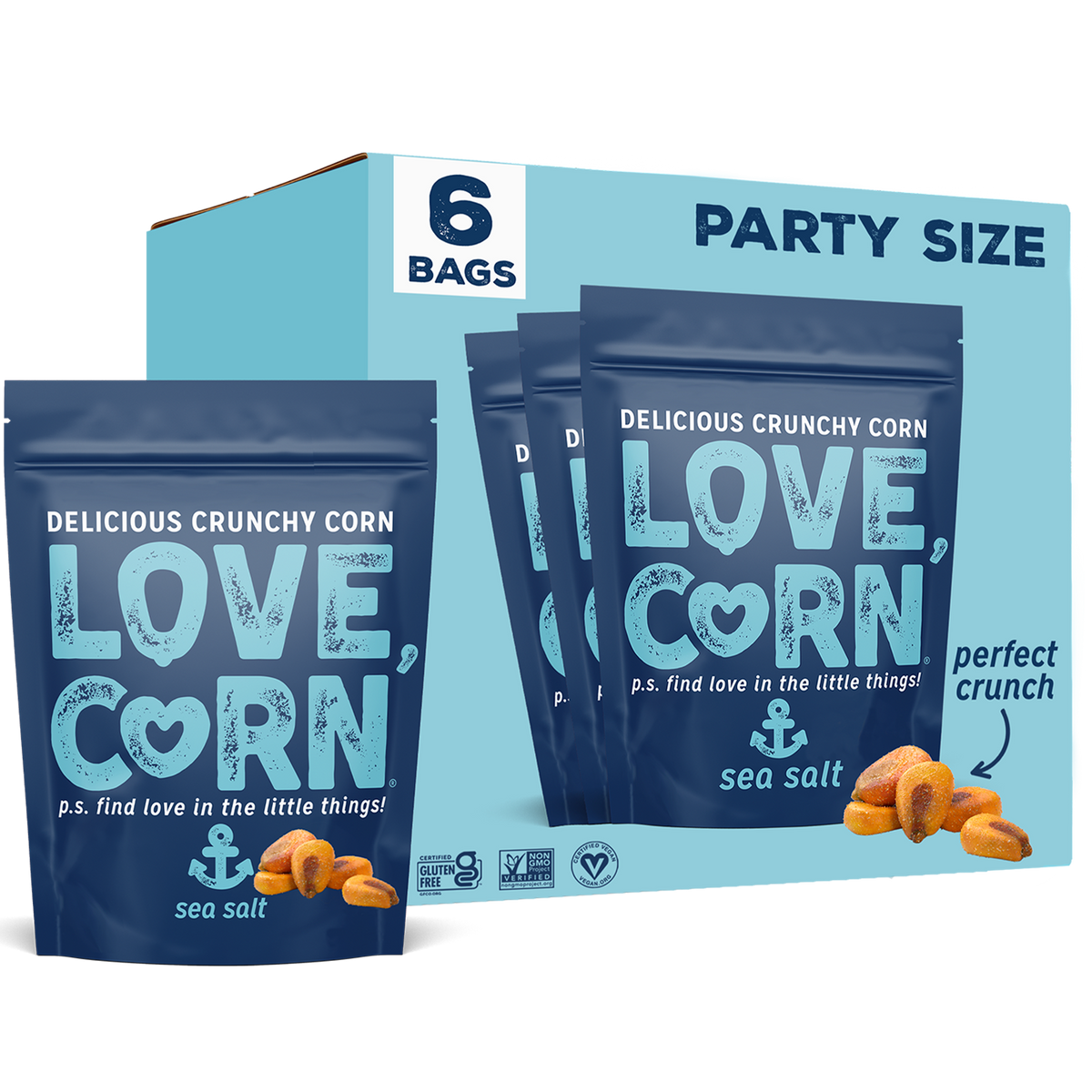 Meh: 300-Pack: Love Corn Sea Salt Snacks