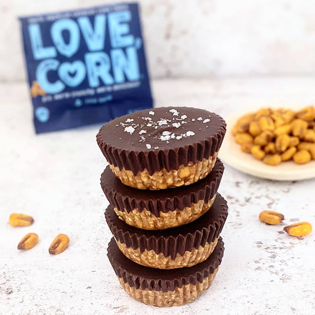 Crunchy Salted Chocolate Cups