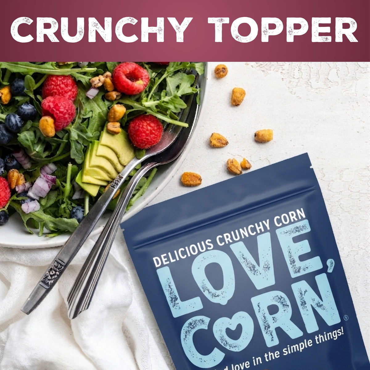LOVE CORN BBQ 0.7oz x 20 Bags