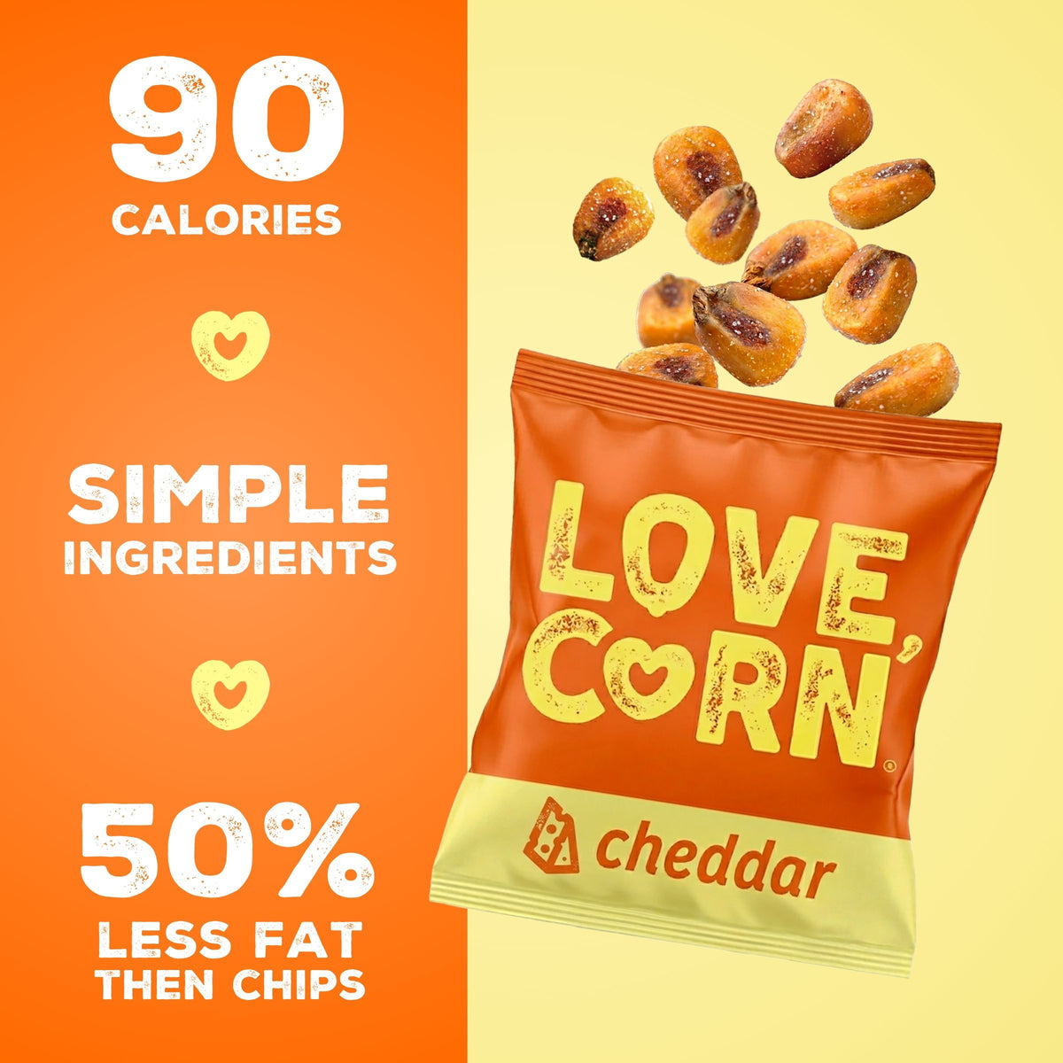 LOVE CORN Cheddar 0.7oz x 20 Bags