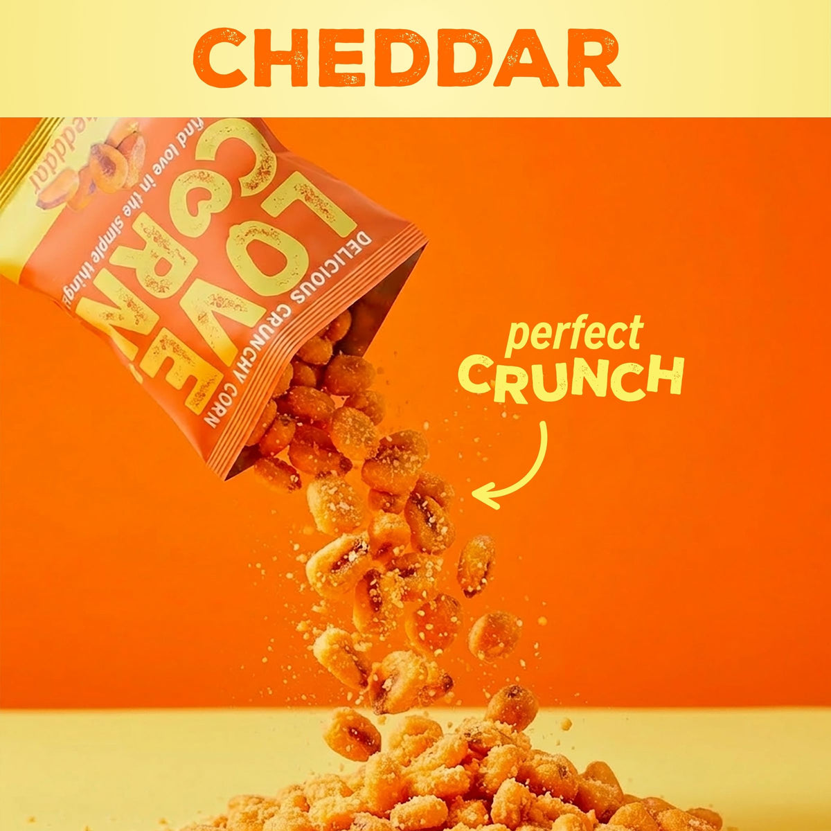 LOVE CORN Cheddar 0.7oz x 20 Bags