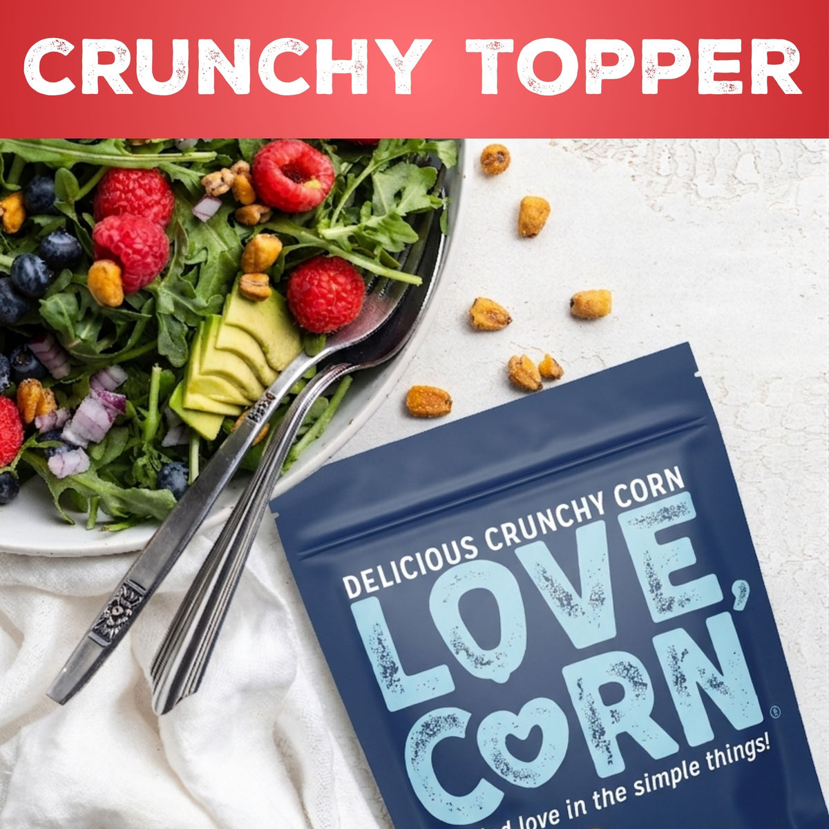 LOVE CORN Hot & Spicy 0.7oz x 20 Bags