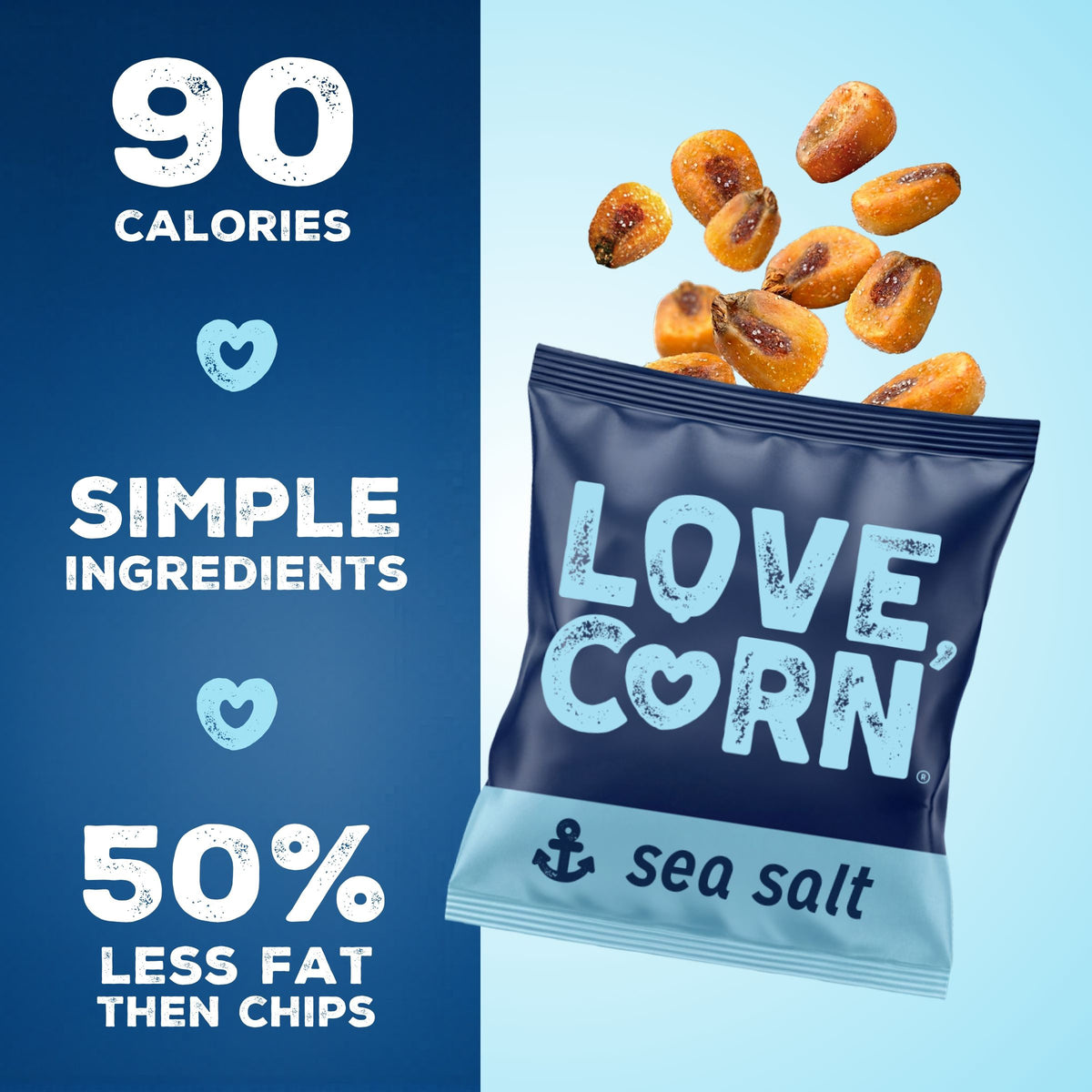 LOVE CORN Sea Salt 0.7oz x 20 Bags