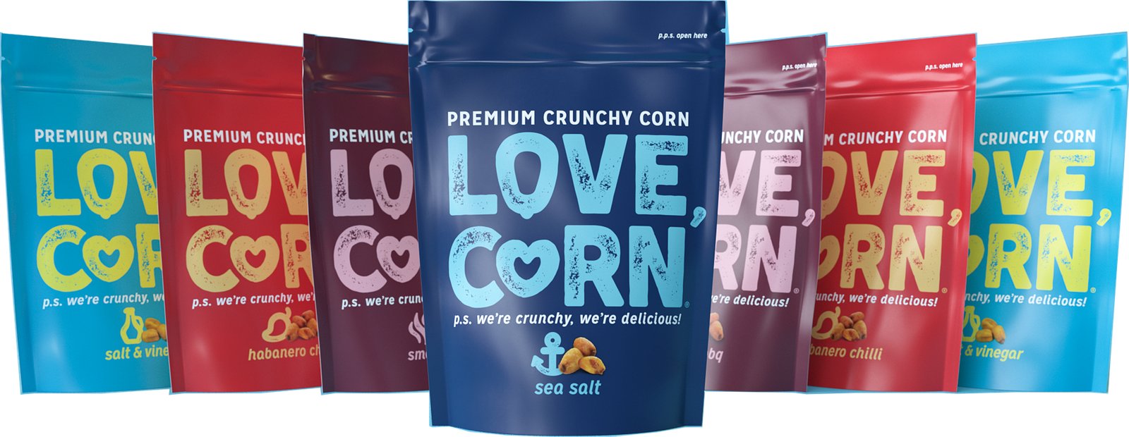 Love Corn Product lineup