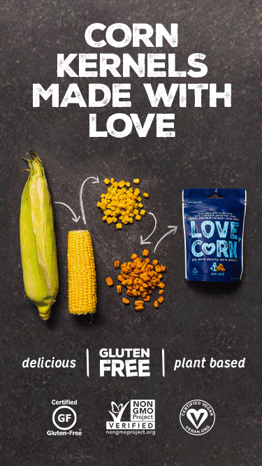 Corn Kernels Made with Love