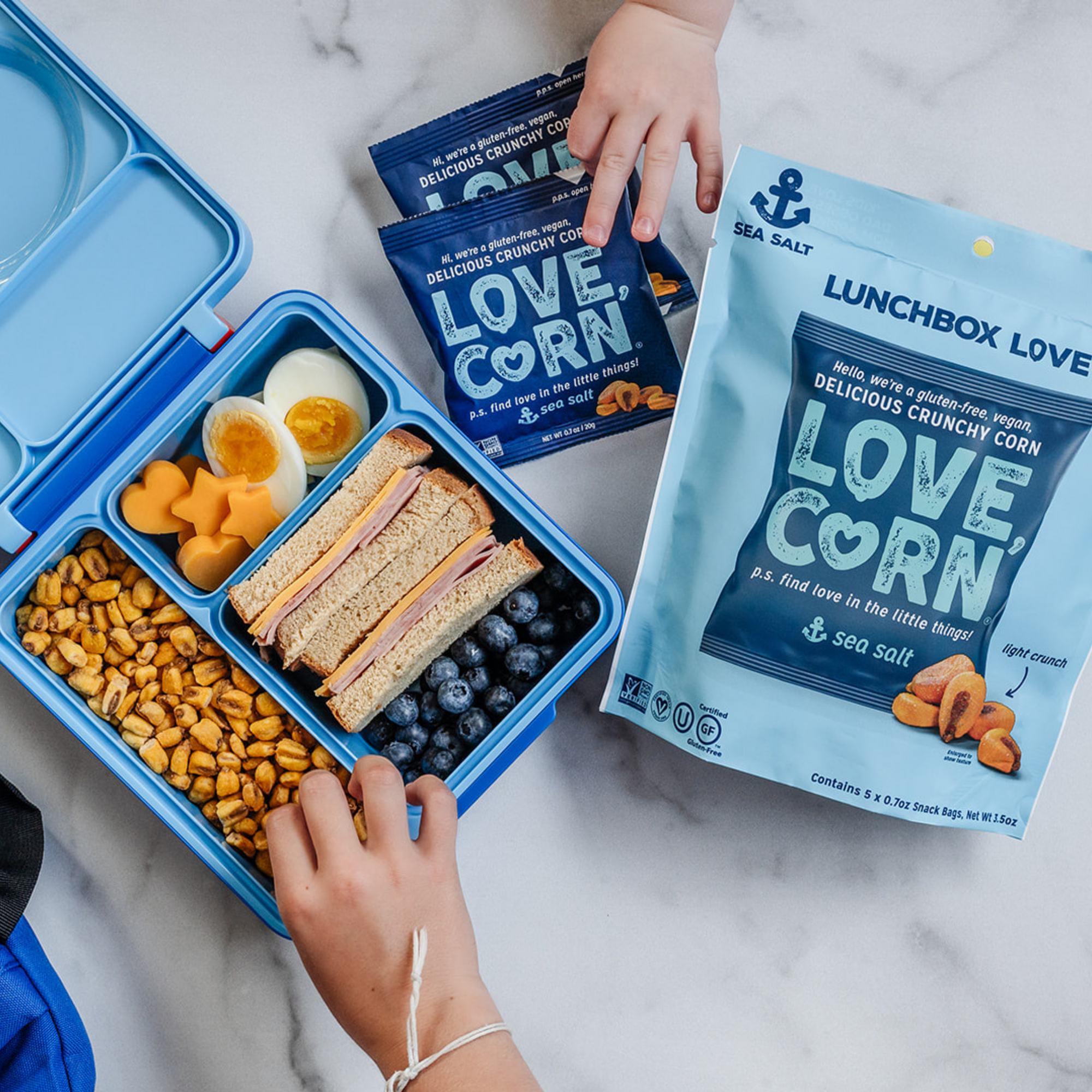 Love Corn in Healthy Lunchbox