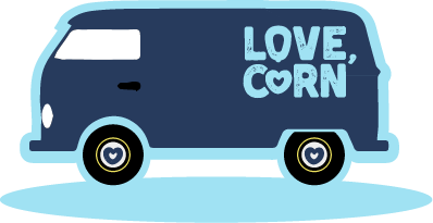 Love Corn Bus illustration