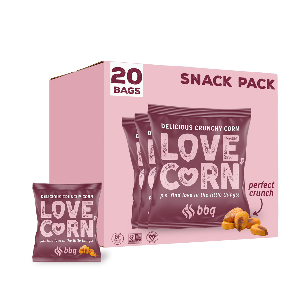 LOVE CORN Hot & Spicy 1.6oz x 10 Bags - Delicious Crunchy Corn - Healthy  Family Snacks - Gluten Free, Kosher, NON-GMO - Alternative for Chips, Nuts
