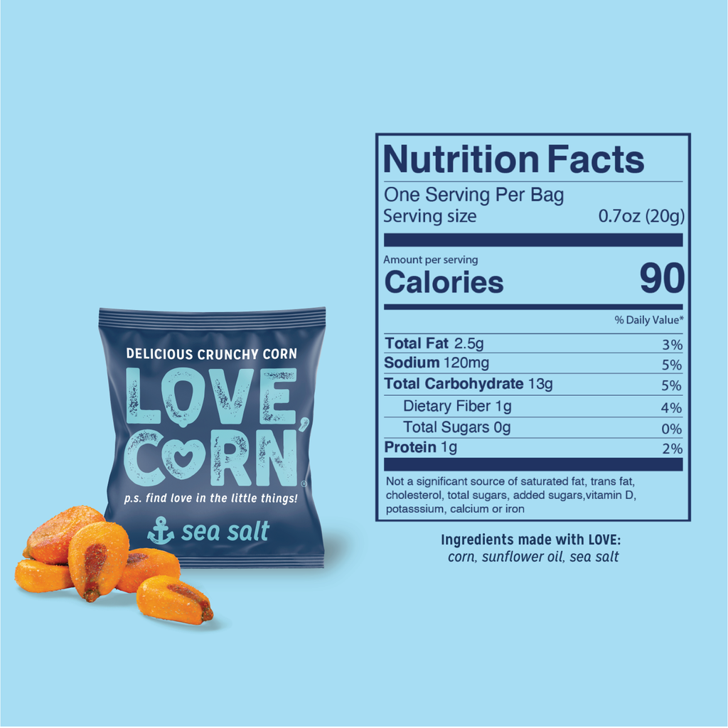 Love Corn Sea Salt | Delicious Crunchy Corn