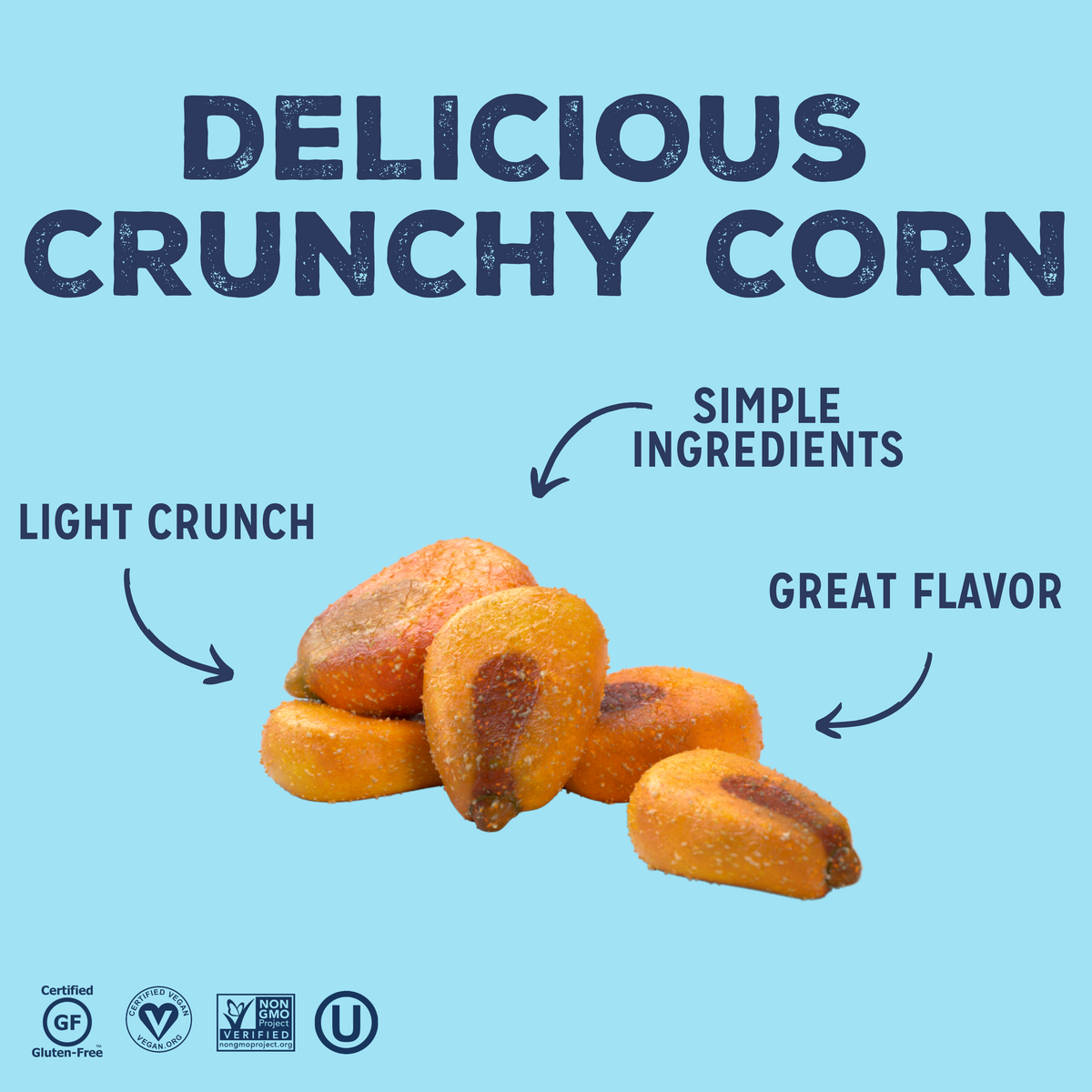 Delicious Crunchy Corn Graphic